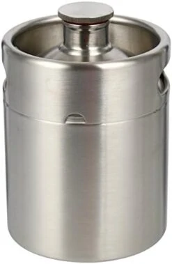 5L 170 Oz Beer Keg Growler,Stainless Steel Big Beer Bottle Craft Beer Barrel For Camping Hiking Homebrewing -Peugeot Shop 41lnM00q65L. AC