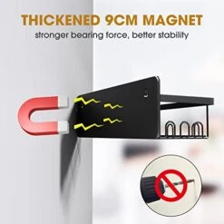 EAZOO Spice Racks Magnetic For Refrigerator,Spice Organizers Black Color(4Pack) 11 EAZOO Spice Racks Magnetic For Refrigerator,Spice Organizers Black Color(4Pack) -Peugeot Shop 41lqHGUW9mL