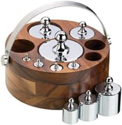 KitchenCraft NETRADWGTMET10 Natural Elements Kitchen Scale Weights, Cast Iron, Set Of 10, Black -Peugeot Shop 41lrMWK3EIL. AC