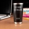 Dad Gifts From Daughter - Like Father Like Daughter 20oz Coffee Travel Tumbler/Mug - Funny Gift Idea For Dad, Fathers Day, Him, Best, Birthday, Presents, Wants Nothing…