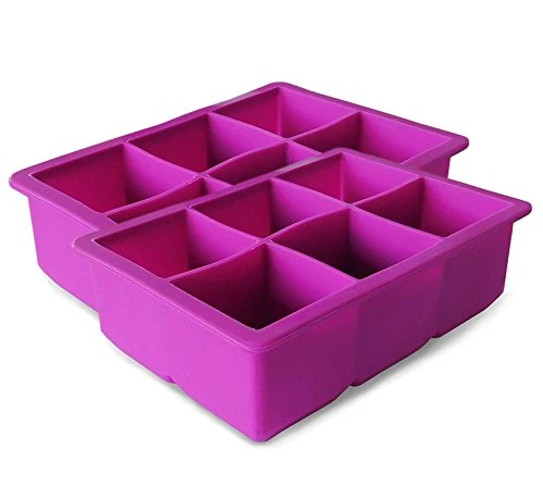 Ice Cube Mold Silicone Ice Cube Tray Large Squares 2 X 6 Big Ice Cube Molds Set - Makes 12 Cubes! The Large Ice Cube Molds Made From Food Grade Silicone & Are Reusable 1 Ice Cube Mold Silicone Ice Cube Tray Large Squares 2 X 6 Big Ice Cube Molds Set - Makes 12 Cubes! The Large Ice Cube Molds Made From Food Grade Silicone & Are Reusable