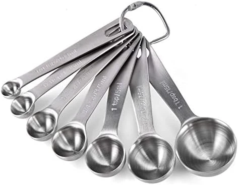 Measuring Spoons: U-Taste 18/8 Stainless Steel Measuring Spoons Set Of 7 Piece: 1/8 Tsp, 1/4 Tsp, 1/2 Tsp, 3/4 Tsp, 1 Tsp, 1/2 Tbsp & 1 Tbsp Dry And Liquid Ingredients 5 Measuring Spoons: U-Taste 18/8 Stainless Steel Measuring Spoons Set Of 7 Piece: 1/8 Tsp, 1/4 Tsp, 1/2 Tsp, 3/4 Tsp, 1 Tsp, 1/2 Tbsp & 1 Tbsp Dry And Liquid Ingredients - Image 5