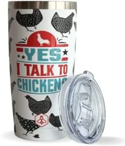 Chicken Gifts For Chicken Lovers Chickens Travel Coffee Mug W/Slider Lid | 20oz Spill Proof Insulated Coffee Tumbler | Chicken Mug | Great Gift For Birthday Or Christmas 19 Chicken Gifts For Chicken Lovers Chickens Travel Coffee Mug W/Slider Lid | 20oz Spill Proof Insulated Coffee Tumbler | Chicken Mug | Great Gift For Birthday Or Christmas -Peugeot Shop 41mBBVUCPUL. AC