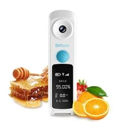 DiFluid Digital Brix Refractometer 0-32% Range Brix Meter, ±0.1% Precision, 0.05% Resolution, Refractive Index, Waterproof, Rechargeable, Portable -Peugeot Shop 41mEqJEXPPL