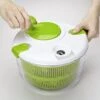 Hand Cranking Vegetables Dryer, Break Resistance Draining System ABS Fast Dehydration Lettuce Spinner For Kitchen