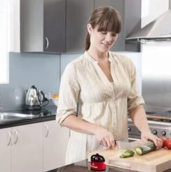 Knife Sharpeners, Mini Knife Sharpener With Suction Base, Pocket Knife Sharpeners Suitable For Most Blade Types, Small Knife Sharpener For Kitchen And Camping, Red -Peugeot Shop 41mIDGfe2xS