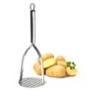 AFOND Potato Masher Stainless Steel, Heavy Duty Ricer With Durable Sturdy Grips, For Efficiently Making Mashed Potatoes, Guacamole, Egg Salad, Banana Bread, Vegetables Puree And Fruits