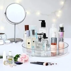 Lazy Susan Organizers, 4 Pack 10.6” Clear Lazy Susan Turntable For Kitchen, Cabinet, Fridge, Pantry, Countertop, Bathroom Storage 14 Lazy Susan Organizers, 4 Pack 10.6” Clear Lazy Susan Turntable For Kitchen, Cabinet, Fridge, Pantry, Countertop, Bathroom Storage -Peugeot Shop 41mQMXmOaUL