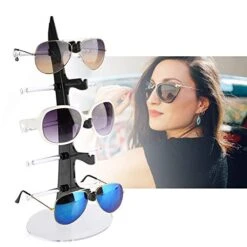 5 Pairs Plastic Eyeglasses Shelf Rack Storage Holder Sale Show Display Case[Black] -Peugeot Shop 41mSNcpIMCL