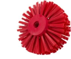 PARTA 45006EC05 Plastic Multi-Purpose Valve Brush, Pipe Brush, Round Brush With Polyester Bristles, Color Coded For Commercial Cleaning, Kitchen, Restaurant, Bathroom, 4.3 X 6 X 4.3 Inches, Red -Peugeot Shop 41memqqYDHL