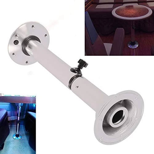 Adjustable Table Pedestal Stand, Table Pedestal Stand Base With Adjustable Height 22-28Inch, Restaurant Table Base, Stand Base For RV Marine Boat Caravan Motorhome 2 Adjustable Table Pedestal Stand, Table Pedestal Stand Base With Adjustable Height 22-28Inch, Restaurant Table Base, Stand Base For RV Marine Boat Caravan Motorhome - Image 2