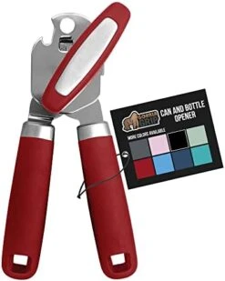 Heavy Duty Stainless Steel Smooth Edge Manual Hand Held Can Opener With Soft Touch Handle, Rust Proof Oversized Handheld Easy Turn Knob, Best Large Lid Openers For Kitchen, Black 19 Heavy Duty Stainless Steel Smooth Edge Manual Hand Held Can Opener With Soft Touch Handle, Rust Proof Oversized Handheld Easy Turn Knob, Best Large Lid Openers For Kitchen, Black -Peugeot Shop 41mny ObpKL. AC