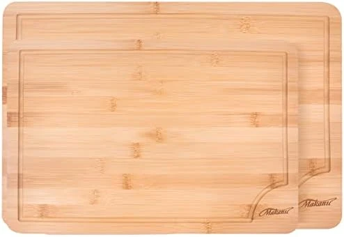 Bamboo Cutting Board Large 15 Inch, With Juice Groove, Handles On Both Sides For Easy Pick Up, Smooth Surface, For Kitchen And Party, Cut Raw Food Such As Meat, Beef And Chicken 15 Bamboo Cutting Board Large 15 Inch, With Juice Groove, Handles On Both Sides For Easy Pick Up, Smooth Surface, For Kitchen And Party, Cut Raw Food Such As Meat, Beef And Chicken - Image 15