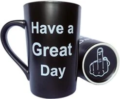 Funny Coffee Mug Have A Great Day Middle Finger Cup, 12 Oz 15 Funny Coffee Mug Have A Great Day Middle Finger Cup, 12 Oz -Peugeot Shop 41mr9Ov2tTL. AC 1