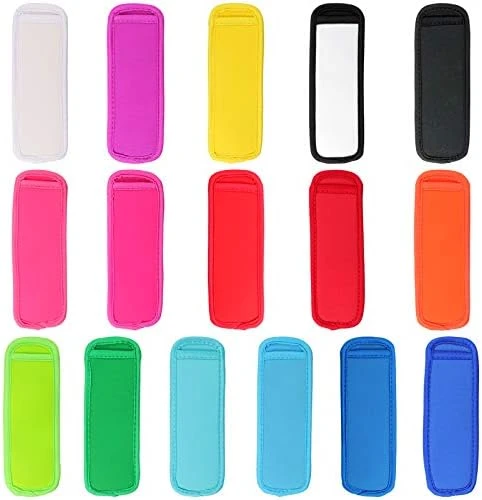 15 Pieces Reusable Popsicle Holders Popsicle Bags Freezer Ice Pop Sleeves Antifreezing Ice Pop Holders, White Fish Style 12 15 Pieces Reusable Popsicle Holders Popsicle Bags Freezer Ice Pop Sleeves Antifreezing Ice Pop Holders, White Fish Style - Image 12