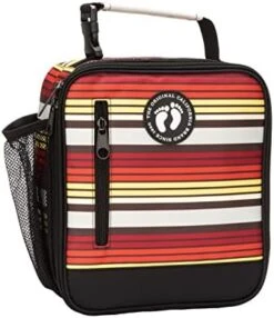 Basic Insulated Lunch Bag For School And Work, Thermal Reusable Office Lunch Box For Kids, Boys, Girls, Men, Women (Summer Sunset Stripes) -Peugeot Shop 41n7fiS8oHL. AC