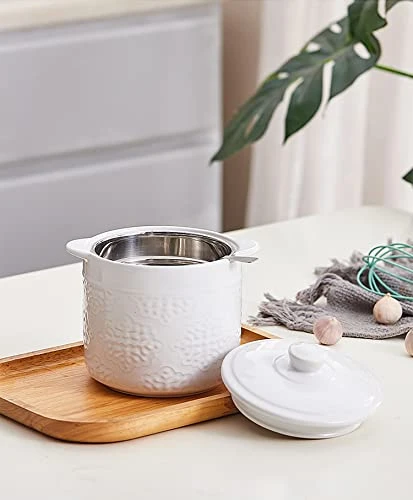 Ceramic Bacon Grease Container With Strainer,Grease Can With Filter,Cooking Oil Filter;Oil Container,1.2L Grease Catcher For Kitchen With Strainer,Frying Oil Storage Can 6 Ceramic Bacon Grease Container With Strainer,Grease Can With Filter,Cooking Oil Filter;Oil Container,1.2L Grease Catcher For Kitchen With Strainer,Frying Oil Storage Can - Image 6