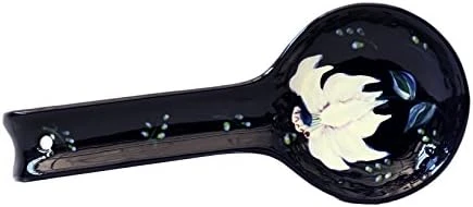 Tuscany Colorful Hand Painted Fleur De Lis **Collection** By ACK (Yellow Spoon Rest) 10 Tuscany Colorful Hand Painted Fleur De Lis **Collection** By ACK (Yellow Spoon Rest) - Image 10