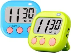 Lassroom Timers For Teachers Kids Large Magnetic Digital Timer 2 Pack -Peugeot Shop 41nLkxXevEL. AC