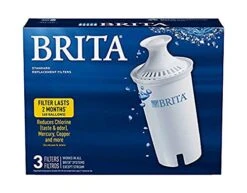 Brita 3 Count Water Filter Pitcher Advanced Replacement Filters (Packaging May Vary) (3 Pack)