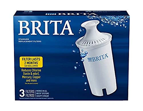 Brita 3 Count Water Filter Pitcher Advanced Replacement Filters (Packaging May Vary) (3 Pack) 1 Brita 3 Count Water Filter Pitcher Advanced Replacement Filters (Packaging May Vary) (3 Pack)
