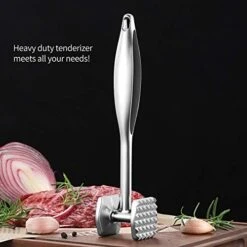 Meat Tenderizer Hammer Mallet Tool Pounder For Tenderizing Steak Beef And Poultry. With Rubber Comfort Grip Handle -Peugeot Shop 41ncPFFTceL