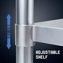 Stainless Steel Prep Table NSF Commercial Work Table With Backsplash And Undershelf For Kitchen Restaurant 24×30 Inch -Peugeot Shop 41neEhy5NHL