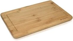 Wood Cutting Board - Large Natural Bamboo Wooden Chopping Board For Kitchen With Crumb And Juice Groove For Food Prep - Size L, 18 X 13 Inches -Peugeot Shop 41nlUcQW2QL. AC