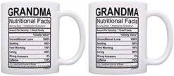 Mothers Day Gifts For Grandma Nutritional Facts Label Funny Gifts For Grandma Gag Gift Coffee Mug Tea Cup White 24 Mothers Day Gifts For Grandma Nutritional Facts Label Funny Gifts For Grandma Gag Gift Coffee Mug Tea Cup White -Peugeot Shop 41nn4Dnxq1L. AC