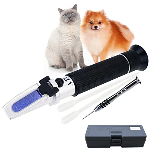 Portable Clinical Refractometer With ATC For Urine Specific Gravity RI Measurement Of Pet Dog Cat 1.000-1.060RI And Blood Serum Protein 2-14g/dl, Free Pipettes 8 Portable Clinical Refractometer With ATC For Urine Specific Gravity RI Measurement Of Pet Dog Cat 1.000-1.060RI And Blood Serum Protein 2-14g/dl, Free Pipettes - Image 8