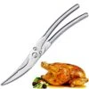 Kitchen Scissors Heavy Duty, Stainless Steel Poultry Shears Multifunctional, Premium Spring Loaded Food Scissors For Cutting Bone, Chicken, Fish, Seafood, Meat, Vegetables And So On.