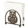 NH01782 6 Inch Bronze Color Napkin Holder Owl
