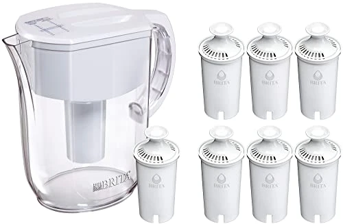 Brita Large 10 Cup Water Filter Pitcher With 1 Standard Filter, BPA Free, Everyday, White (Design May Vary) 9 Brita Large 10 Cup Water Filter Pitcher With 1 Standard Filter, BPA Free, Everyday, White (Design May Vary) - Image 9