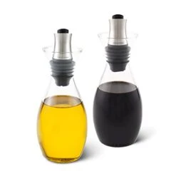 Cole & Mason Flow Control Oil And Vinegar Pourer Gift Set, 10.5 X 19.5 X 23.5 Cm