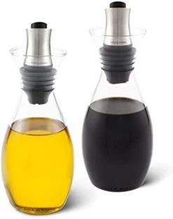 Cole & Mason Flow Control Oil And Vinegar Pourer Gift Set, 10.5 X 19.5 X 23.5 Cm -Peugeot Shop 41o4Y3AnwAL. AC
