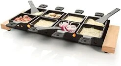 Oska Raclette Grilling Set Milano - Partyclette To Go Set - Suitable For Cheese, Meat, Fish, And Vegetables - Portable Non-Stick - Temperature Control And Dishwasher Safe -Peugeot Shop 41oDnJsFlPL. AC