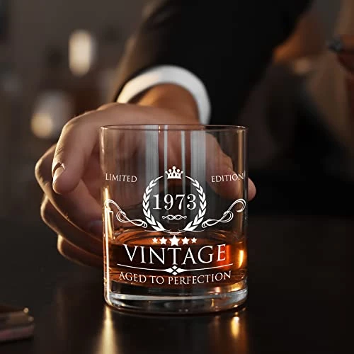 50th Birthday Gifts For Men Whiskey Glass With Delicate Package- 50th Birthday Decorations For Men, Party Supplies - 50th Bday Gifts Ideas For Him, Dad, Husband, Friends - 11oz Whiskey Glass 4 50th Birthday Gifts For Men Whiskey Glass With Delicate Package- 50th Birthday Decorations For Men, Party Supplies - 50th Bday Gifts Ideas For Him, Dad, Husband, Friends - 11oz Whiskey Glass - Image 4