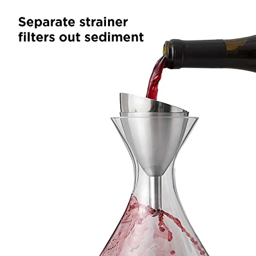 Wine Aerator Shower Funnel With Sediment Strainer 3 Wine Aerator Shower Funnel With Sediment Strainer - Image 3