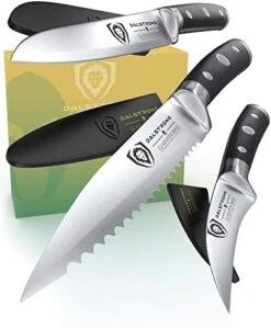 Tourne Peeling Paring Knife - 2.75" - Gladiator Series Elite - Forged German High-Carbon Steel - Sheath Included - NSF Certified -Peugeot Shop 41oH9SqLCLL. AC