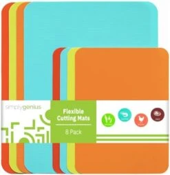 Plastic Cutting Boards For Kitchen - Color Coded Chopping Board Set - Flexible Cutting Mats For Meat & Vegetables - Dishwasher Safe, Non-Slip, BPA Free (8-Pack Multicolor, Mixed Size) 27 Plastic Cutting Boards For Kitchen - Color Coded Chopping Board Set - Flexible Cutting Mats For Meat & Vegetables - Dishwasher Safe, Non-Slip, BPA Free (8-Pack Multicolor, Mixed Size) -Peugeot Shop 41odIvpHyKL. AC