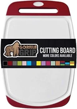 Reversible, Oversized, Thick Cutting Board, Easy Grip Handle, Deep Juice Grooves, Slip Resistant, Large Kitchen Chopping Boards For Meat, Veggies, Fruits, Dishwasher Safe, 16x11.2, Mint -Peugeot Shop 41oio1 WhL. AC