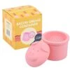 Xtra Large Pink Pig-Shaped Grease Container - Novelty Bacon Grease Container With Strainer - Cute Silicone Grease Jar To Dispose Or Store Drippings - Kitchen Grease Container - Giftable Grease Can