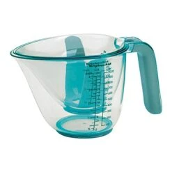 KitchenAid KO298OSAQA Gourmet Measuring Jugs, Set Of 3, Aqua Sky -Peugeot Shop 41ophWqp4FL
