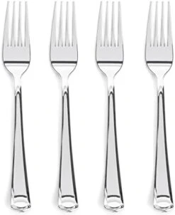 300 Clear Plastic Forks Heavy-Duty, Heavyweight Plastic Silverware Forks, Fancy Plastic Cutlery, Elegant Disposable Forks Pack, Bulk Disposable Flatware, Plastic Utensils Set, Clear Forks -Peugeot Shop 41ophopnpZL. AC