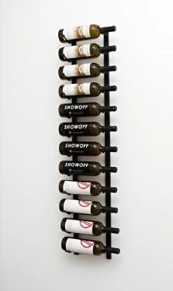 W Series Wine Rack 4 - Metal Wall Mounted Wine Rack - Modern, Label Forward Wine Storage - Space Saving Wine Rack With 12 Bottle Storage Capacity (Matte Black) 26 W Series Wine Rack 4 - Metal Wall Mounted Wine Rack - Modern, Label Forward Wine Storage - Space Saving Wine Rack With 12 Bottle Storage Capacity (Matte Black) -Peugeot Shop 41oqV71omL. AC