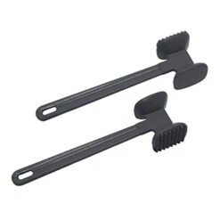 Starfrit 080469-006-0000 2-Sided Meat Tenderizer, Black