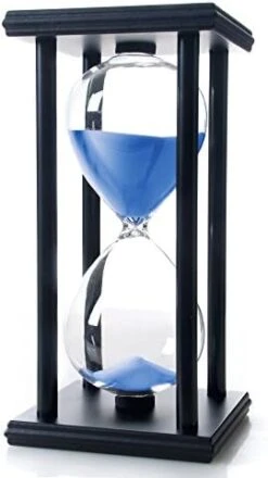 Ellaware 60 Minutes Hourglass, Wood Sand Timer -Peugeot Shop 41orONoIJSL. AC