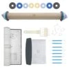 Adjustable Wood Rolling Pin Set – Rolling Pin With Thickness Rings – Cookie Rolling Pin - Pastry Cutter- Pasta Pizza Dough Fondant Roller – Best Rolling Pin - Baking Supplies - Dough Cutter