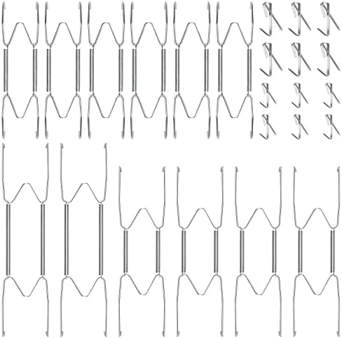 12 Pieces Plate Hangers 6, 8, 10 Inches Wall Invisible Plate Hangers Stainless Decorative Wire Plate Hangers With 12 Pieces Hangers Hook With Nails For Decorative Plates (Silver) 7 12 Pieces Plate Hangers 6, 8, 10 Inches Wall Invisible Plate Hangers Stainless Decorative Wire Plate Hangers With 12 Pieces Hangers Hook With Nails For Decorative Plates (Silver) - Image 7