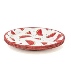 Watermelon Party Supplies Tableware Set 24 9" Plates 24 7" Plate 24 9 Oz. Cups 50 Lunch Napkins Pink Green Melon Fruit Slice Disposable Paper Goods For Summer Picnic Baby Shower & Birthday Party Decor 8 Watermelon Party Supplies Tableware Set 24 9" Plates 24 7" Plate 24 9 Oz. Cups 50 Lunch Napkins Pink Green Melon Fruit Slice Disposable Paper Goods For Summer Picnic Baby Shower & Birthday Party Decor -Peugeot Shop 41pIZQQSPFL